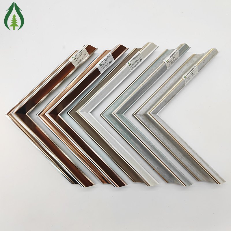 Guancheng Silver Modern Decoration Polystyrene Photo Frame PS Picture Frame Moulding Stick