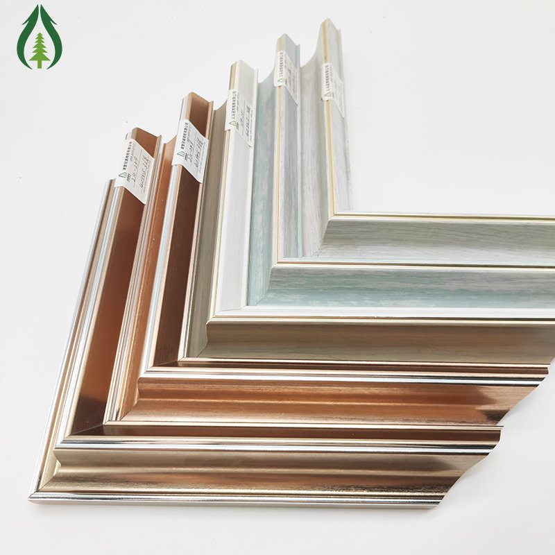 Guancheng Silver Modern Decoration Polystyrene Photo Frame PS Picture Frame Moulding Stick