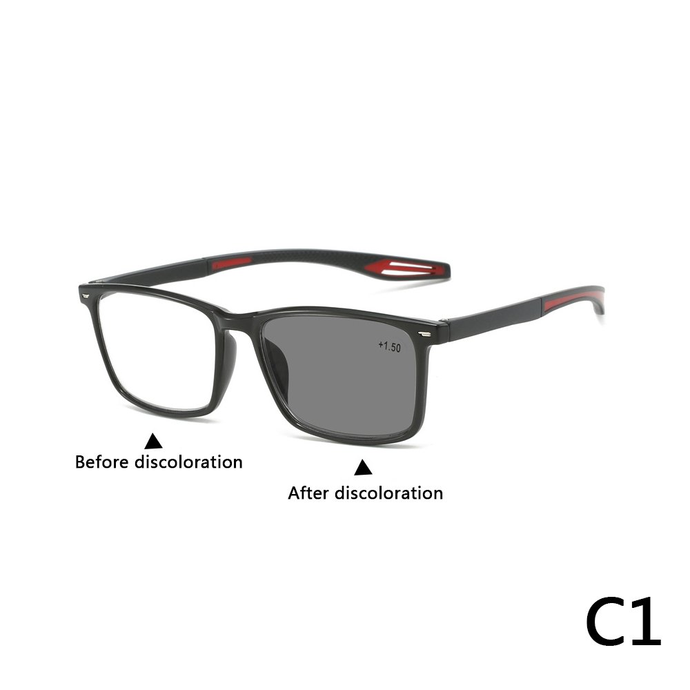 New multi-focal anti-blue light reading glasses Men's sports long and short distance reading glasses Elderly reading glasses