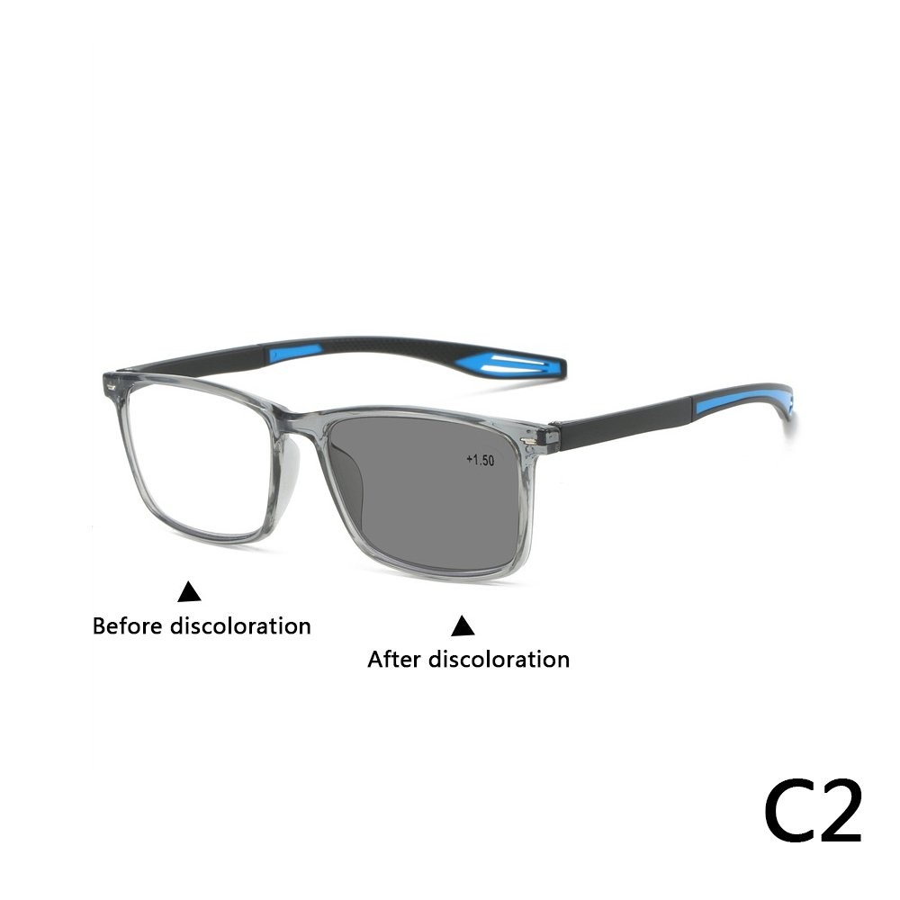 New multi-focal anti-blue light reading glasses Men's sports long and short distance reading glasses Elderly reading glasses
