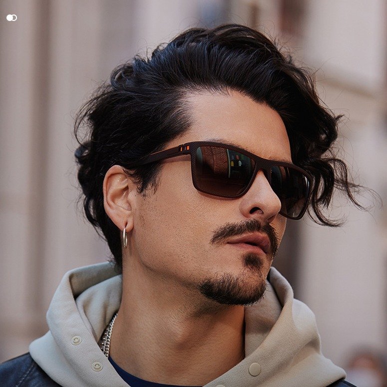 Lma 386 Classic Vintage Sports Outdoor Shades Wholesale Custom Logo Square Cycling Polarized Mirror Sunglasses for Men Women