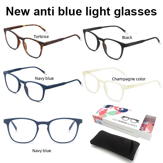 2024 best sell barner's design anti blue light glasses computer optical eyewear TR blue light blocking glasses eyeglasses frames