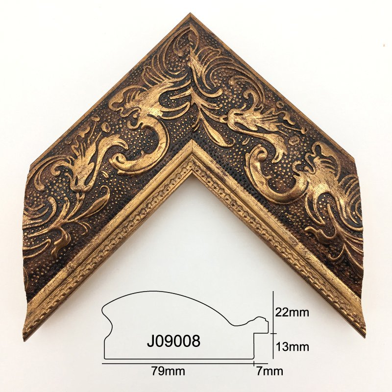 Hualun Large Vintage Style Wood Like Painting Frame Moulding