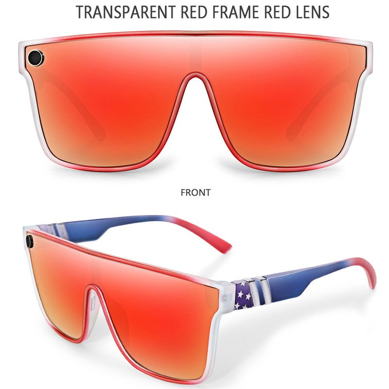 New sports goggles square fashion sunglasses outdoor sports large frame glass