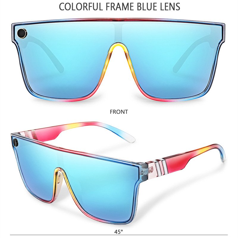 New sports goggles square fashion sunglasses outdoor sports large frame glass
