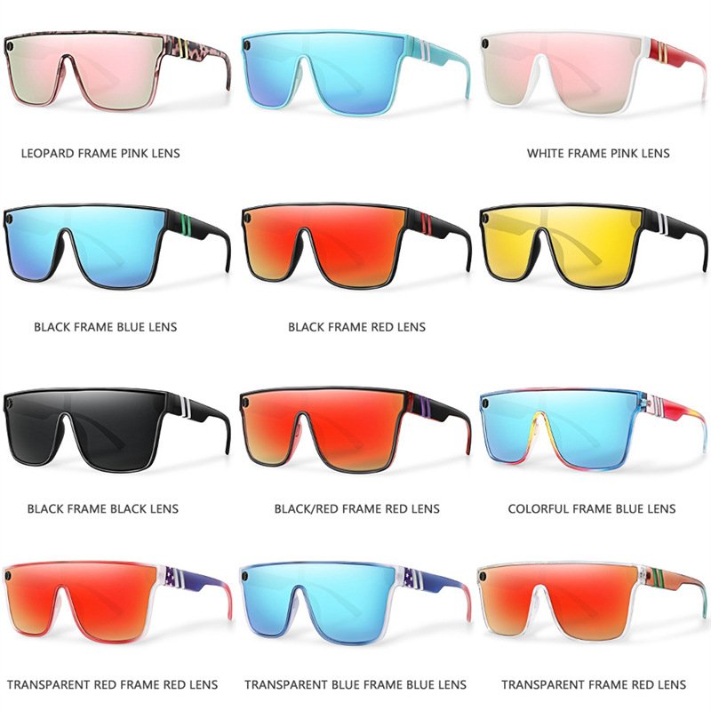 New sports goggles square fashion sunglasses outdoor sports large frame glass