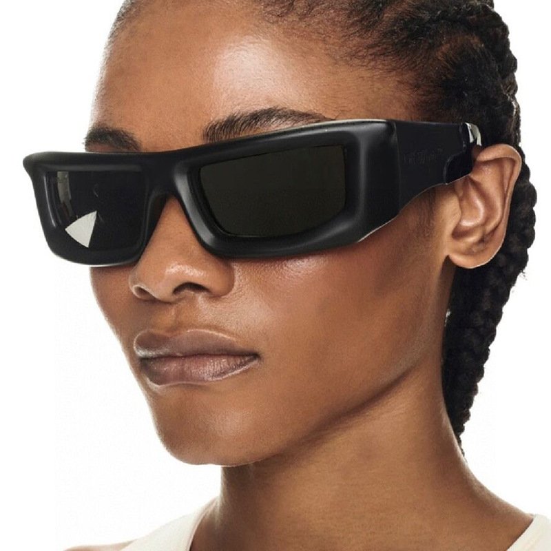 8555 Unique Small Square Y2k Sunglasses For Women Fashion Brand Blue Silver Mirror Sport Sun Glasses Men Hip Hop Punk Shades