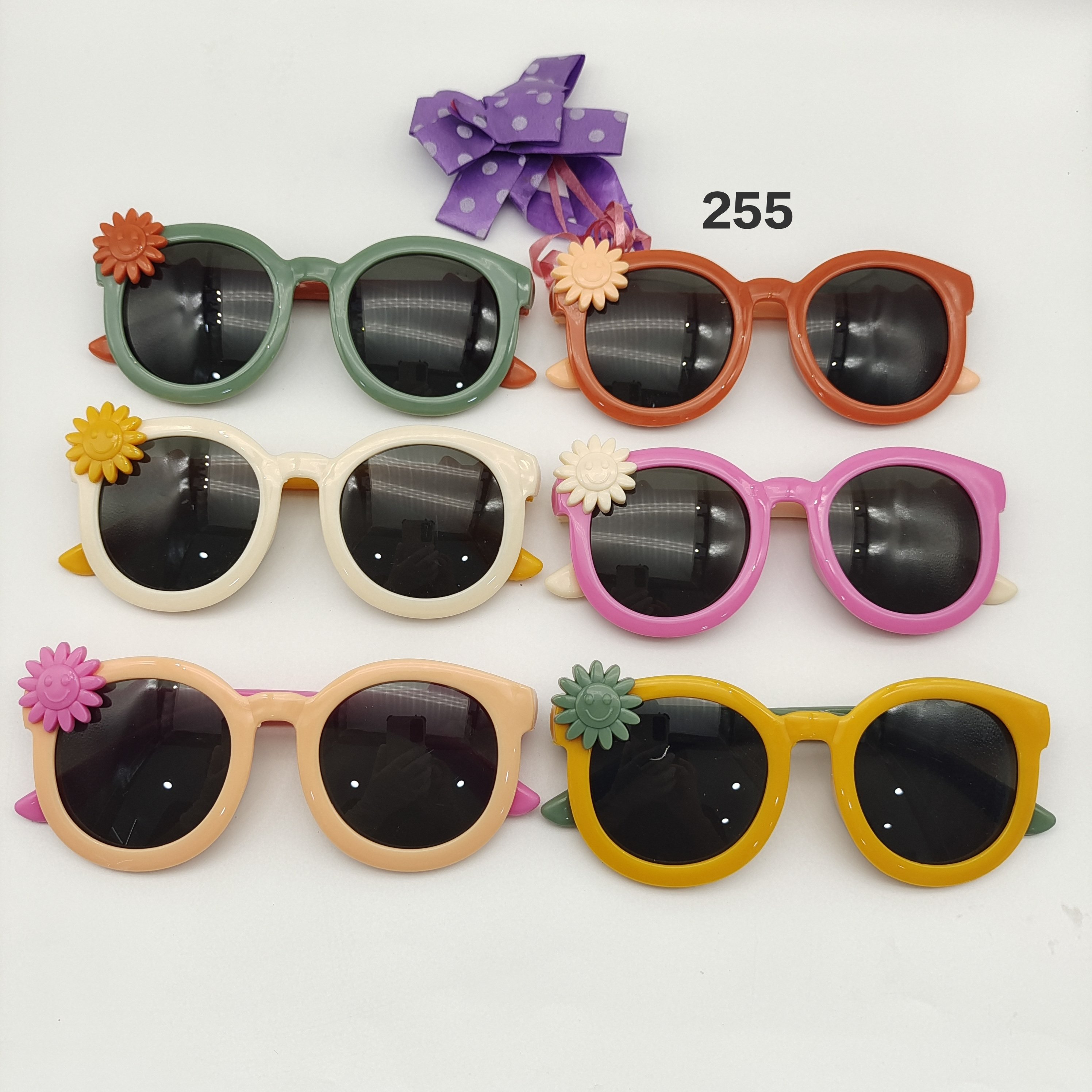 Mixed PC children sunglasses ready stock same day shipping factory silky straight sunglasses
