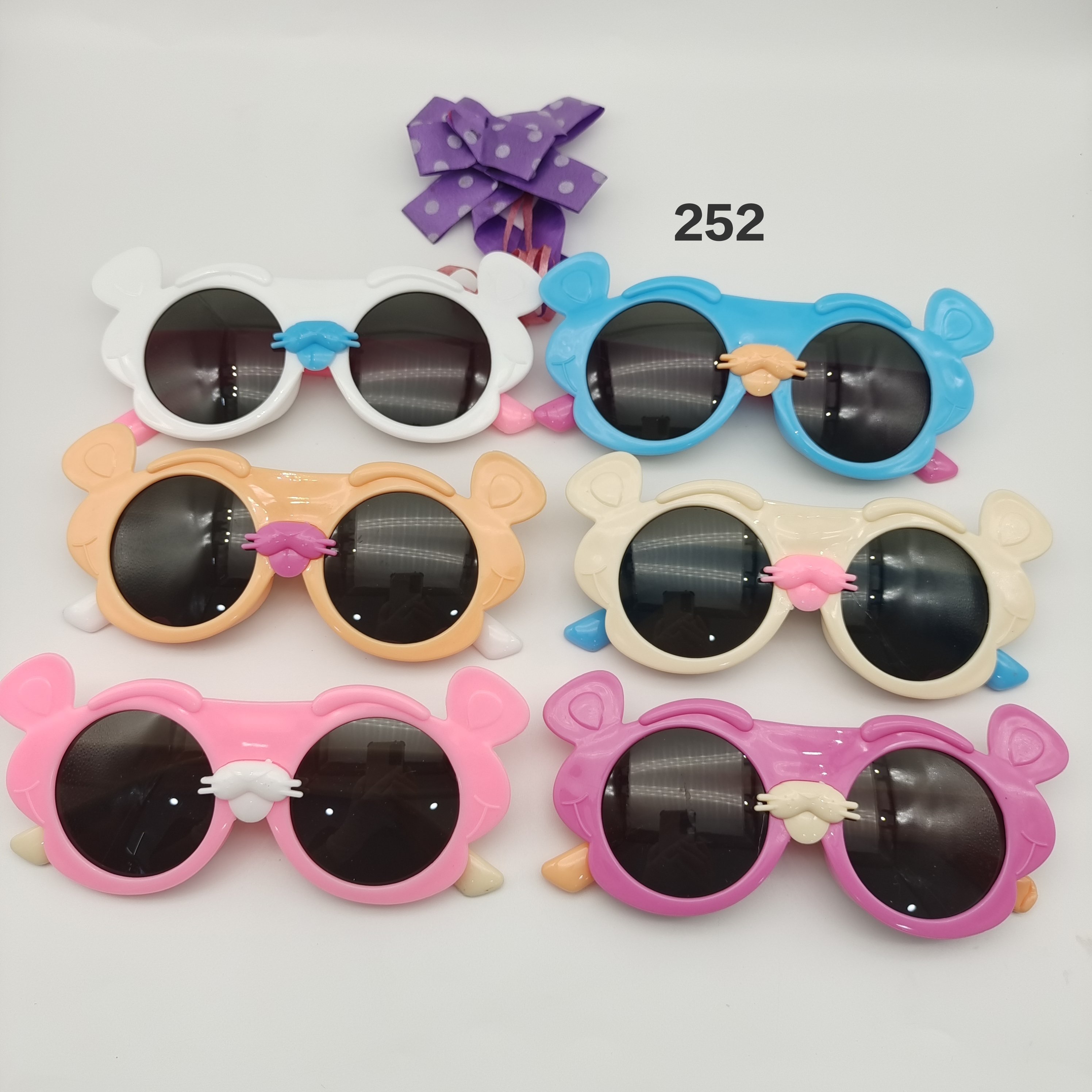 Mixed PC children sunglasses ready stock same day shipping factory silky straight sunglasses