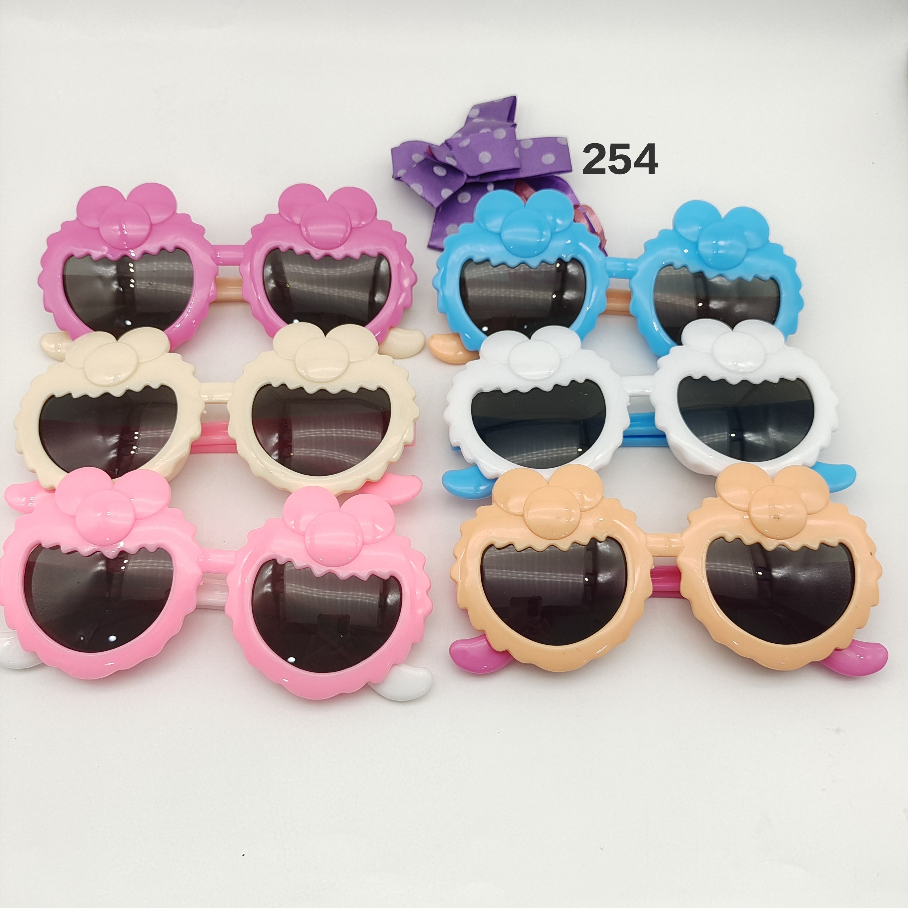 Mixed PC children sunglasses ready stock same day shipping factory silky straight sunglasses