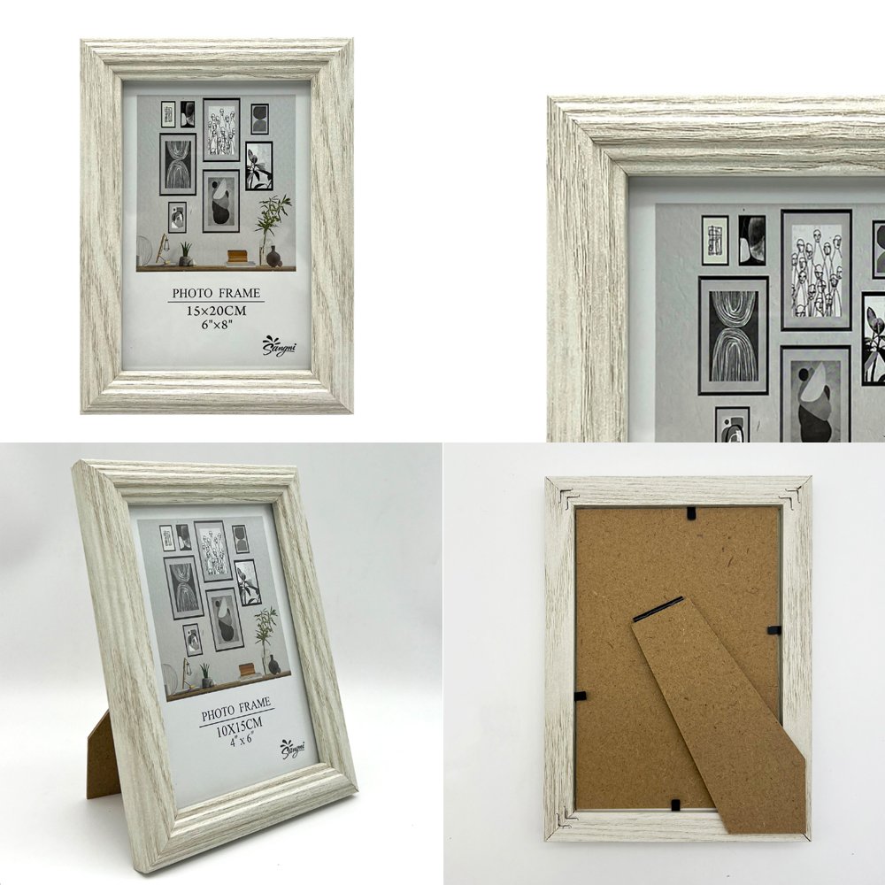 Wholesale picture photo frame custom Modern Wall Plastic Photo Frame Glass Large Picture Photo Frame