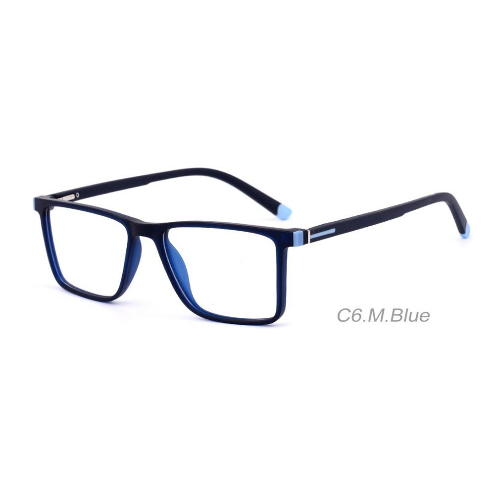 Nice Price 90305 Unisex Business Ultra Light Tr90 Rectangle Eyewear Optical Frames for Men
