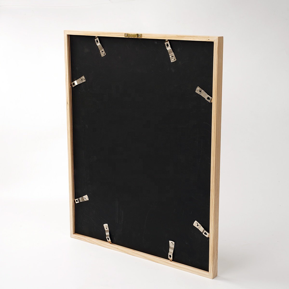 High Quality 50*70 Custom Wooden Wall Hanging Large Size Poster Display Picture Photo Frame With Glass Wholesale