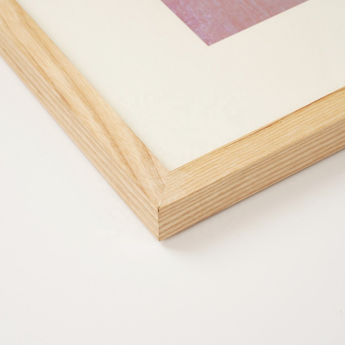 High Quality 50*70 Custom Wooden Wall Hanging Large Size Poster Display Picture Photo Frame With Glass Wholesale
