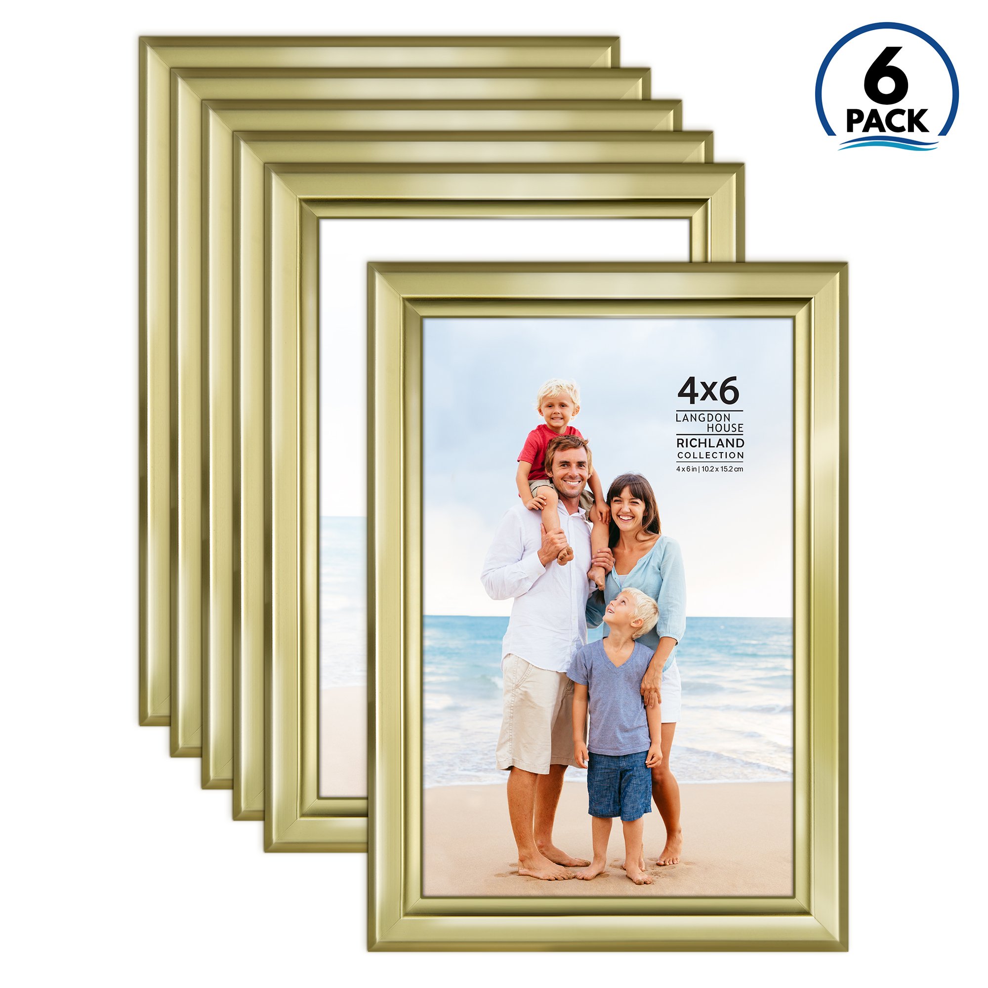 Wholesale Custom Decorative Picture Frame Moulding 4X6 5x7 8x10 8.5x11 Plastic Gold Wood Frames Silver Material Picture Frames