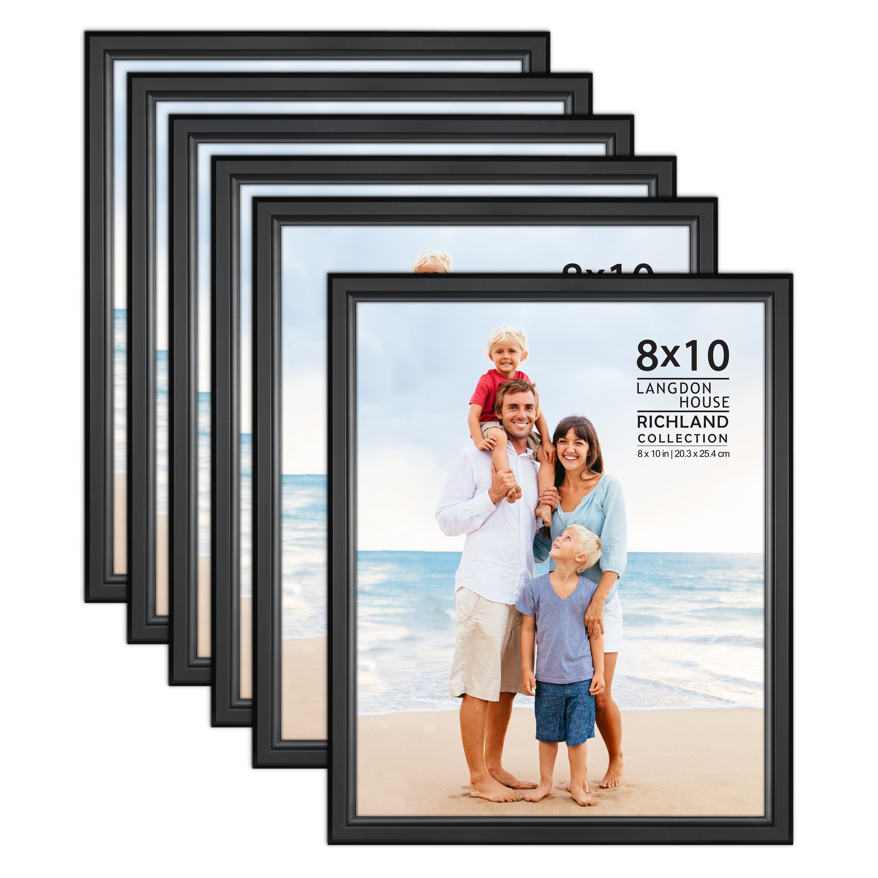 Wholesale Custom Decorative Picture Frame Moulding 4X6 5x7 8x10 8.5x11 Plastic Gold Wood Frames Silver Material Picture Frames