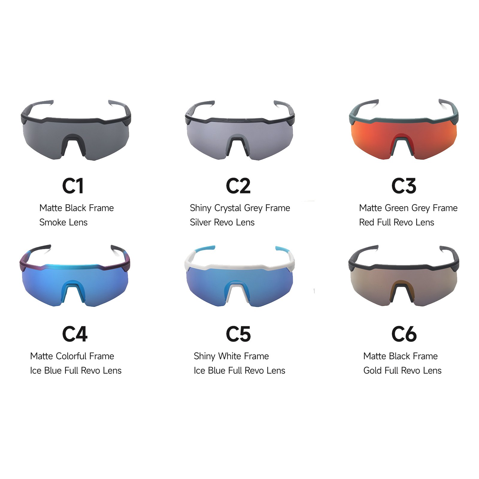 Running Goggles High Quality Specialized UV400 Outdoor Sport Cycling Sun Glasses Half Frame Road Bike Sunglasses For Men