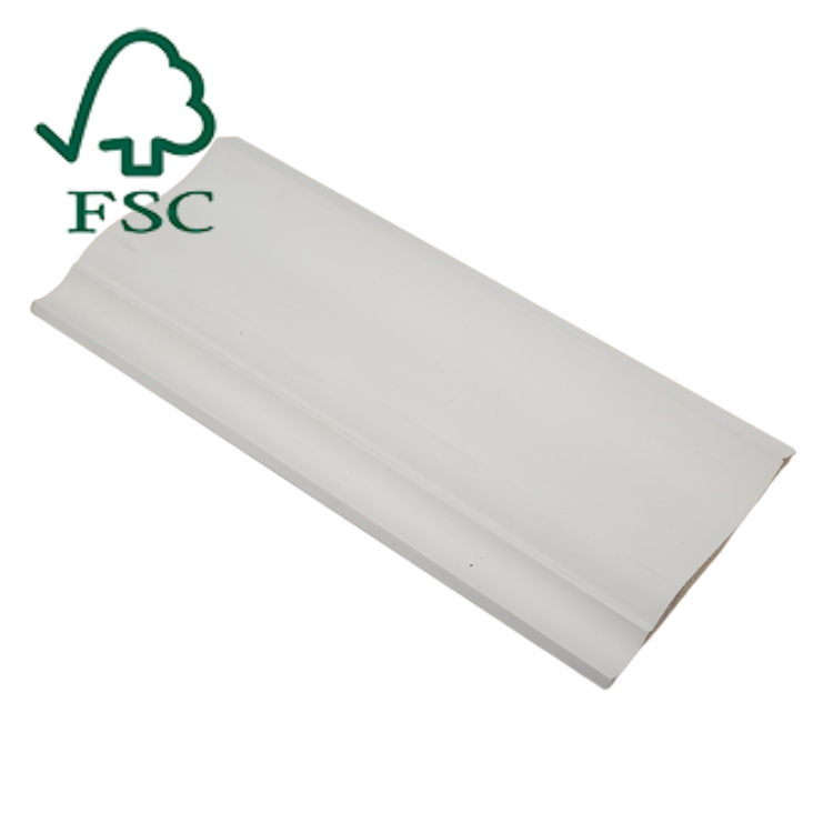 Solid Wood Radiate Pine Ceiling Crown Moldings Home Decorations Whole Sale White Gesso Primed Mdf Trim Molding