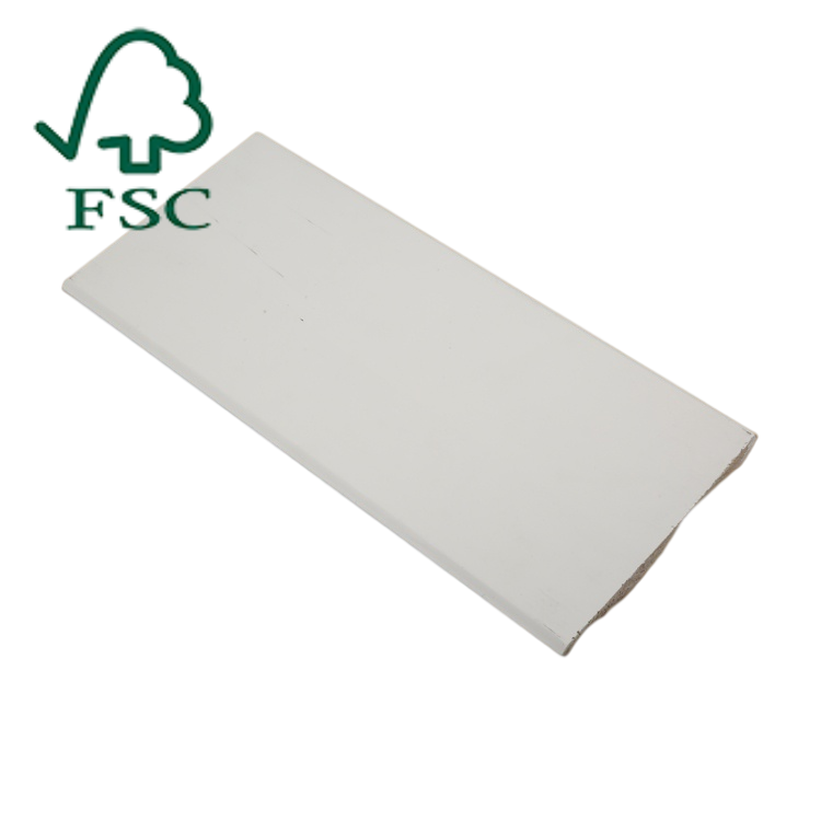 Solid Wood Radiate Pine Ceiling Crown Moldings Home Decorations Whole Sale White Gesso Primed Mdf Trim Molding