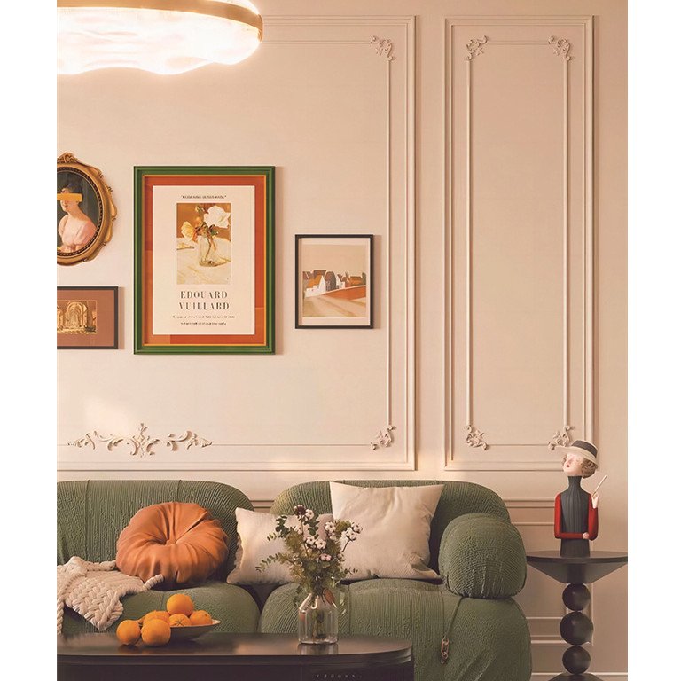 High Quality Decorative Carved PU Foam Crown Frame Moulding Ceiling Corner Panel Molding Cornice