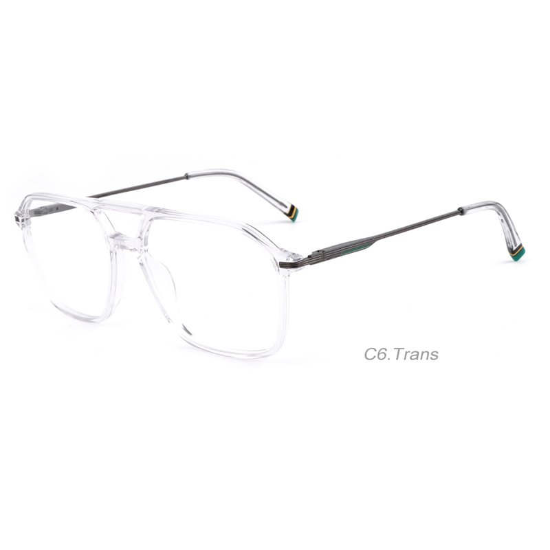 Fashional design acetate and metal optical frame acetate optical glasses ready stock acetate eyeglasses
