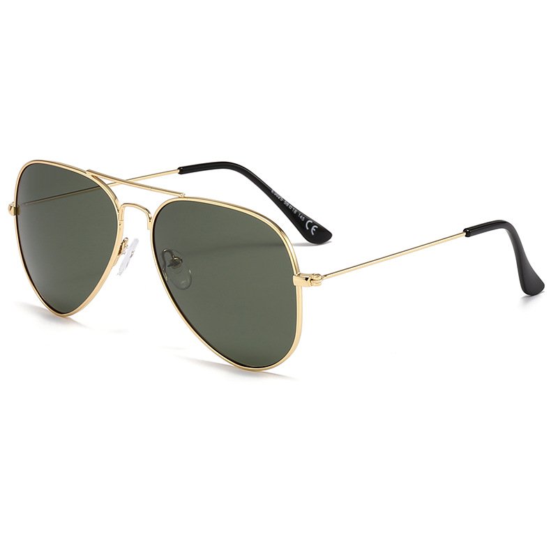 luxury retro double bridge classical designer men sun glasses famous brand designer polarized custom sunglasses 2025