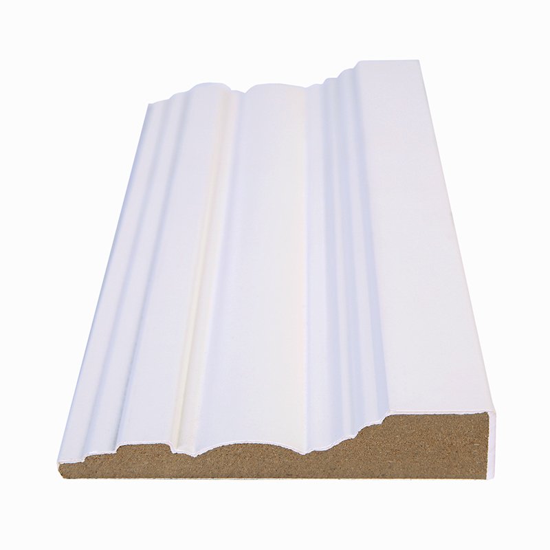 Hot Sale White Primed Paulownia Trim Moulding Wood Door Frame Moulding