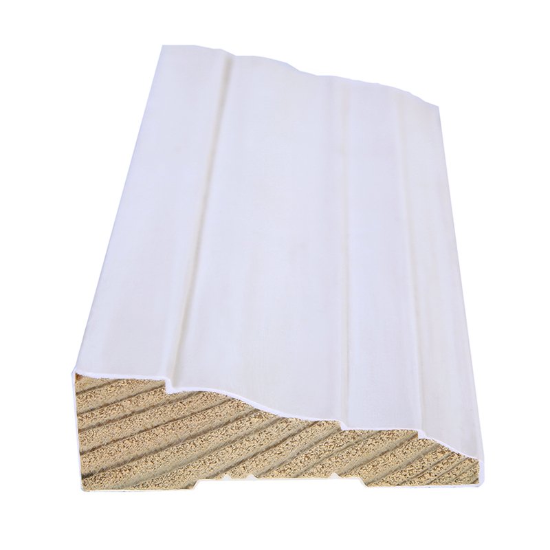 Hot Sale White Primed Paulownia Trim Moulding Wood Door Frame Moulding