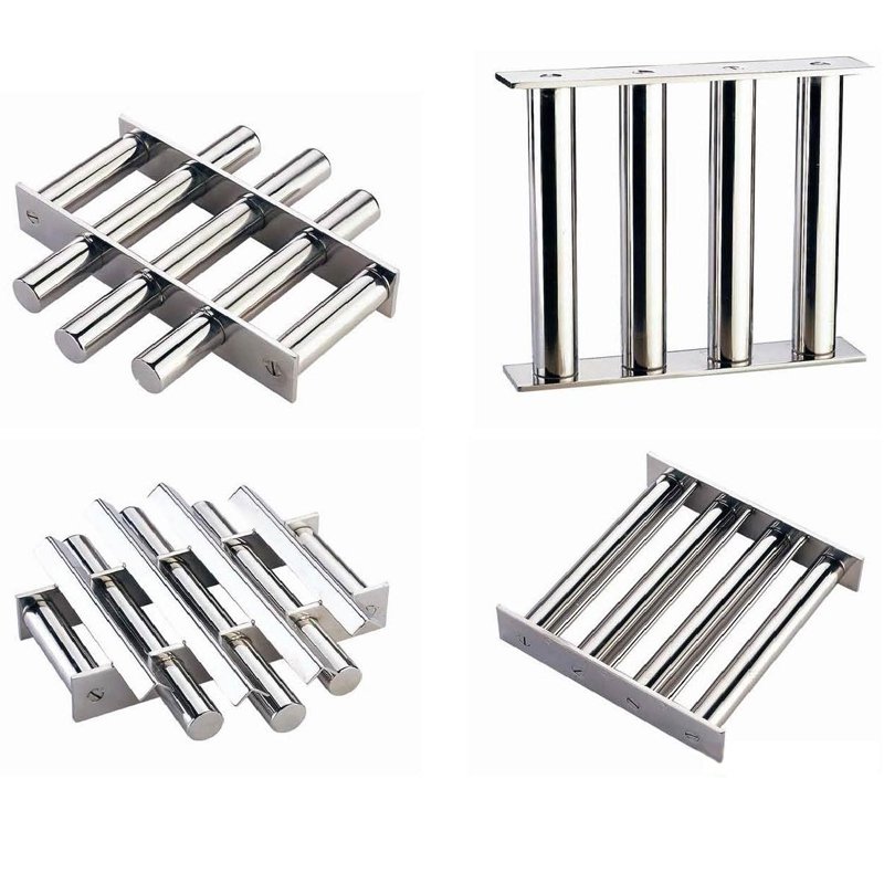 Rectangular Magnet Grate Hopper Nd Magnet Magnetic Filter Ndfeb 9 bars Magnet for Injection Moulding Machine Hoppers