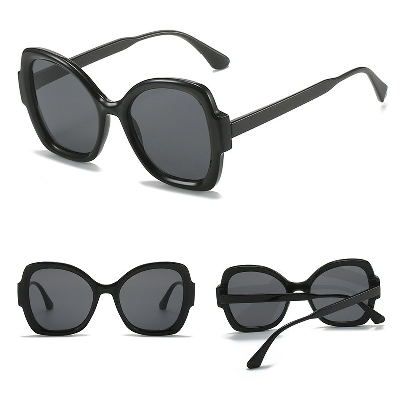 DL GLASSES Vintage Shade Sunglasses Oversized Square Eyewear Gradient Butterfly Sun Glasses Custom 2024 Valentine