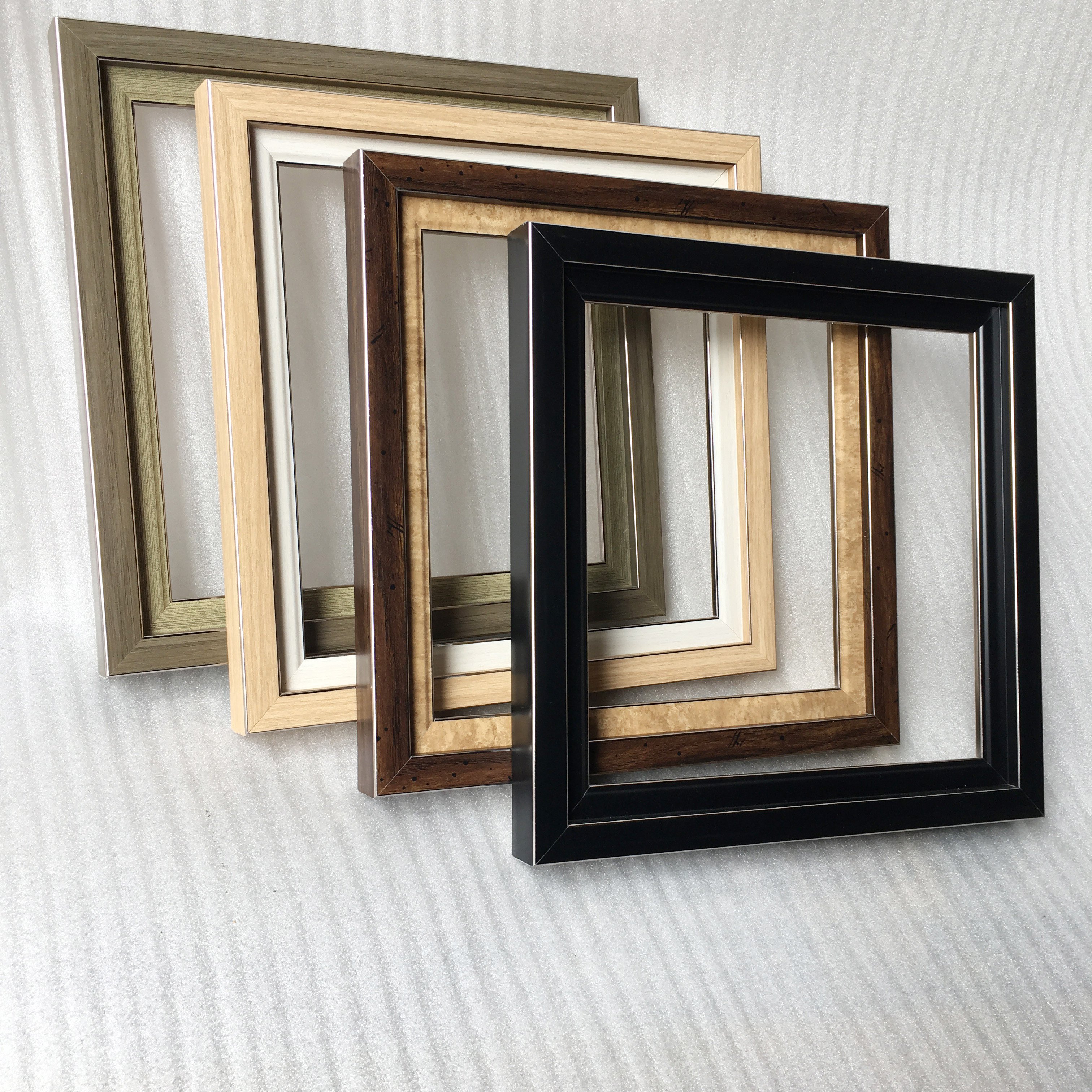 Modern 3D Wholesale Plastic Picture Frame Moulding 12x12 round Glass Shadow Box for Photos of Flowers Animals Portraits