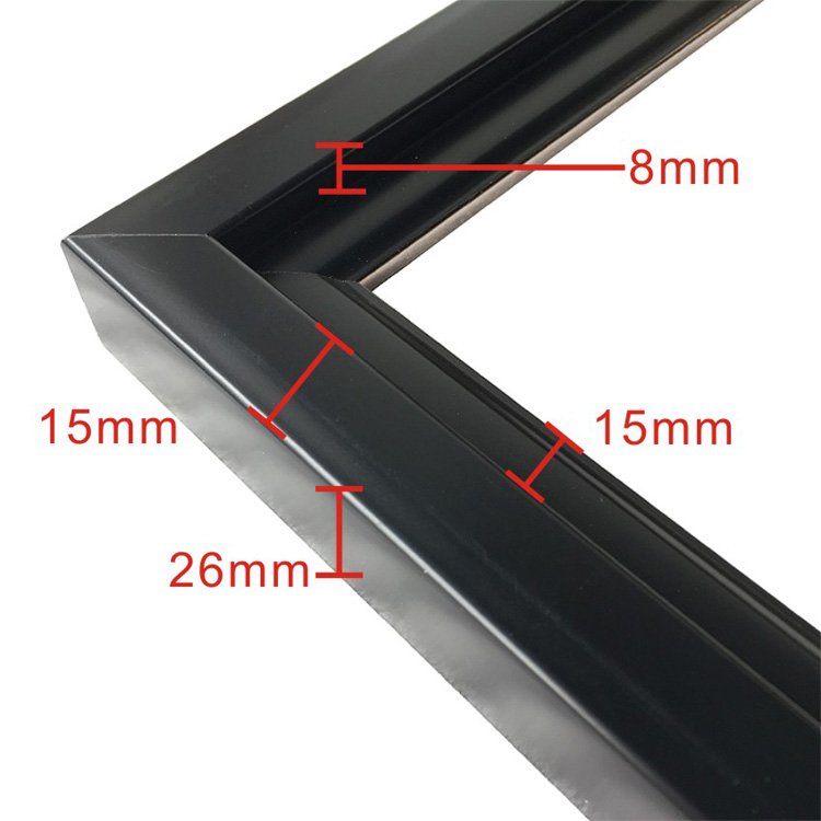 Modern 3D Wholesale Plastic Picture Frame Moulding 12x12 round Glass Shadow Box for Photos of Flowers Animals Portraits