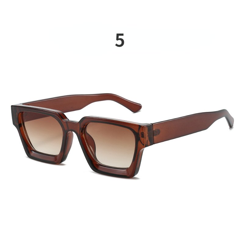 Top Sale Trending Sunglasses 2024 Lunnette De Soleil Homme Bulk Plasti Big Frame Square Sunglasses For Women