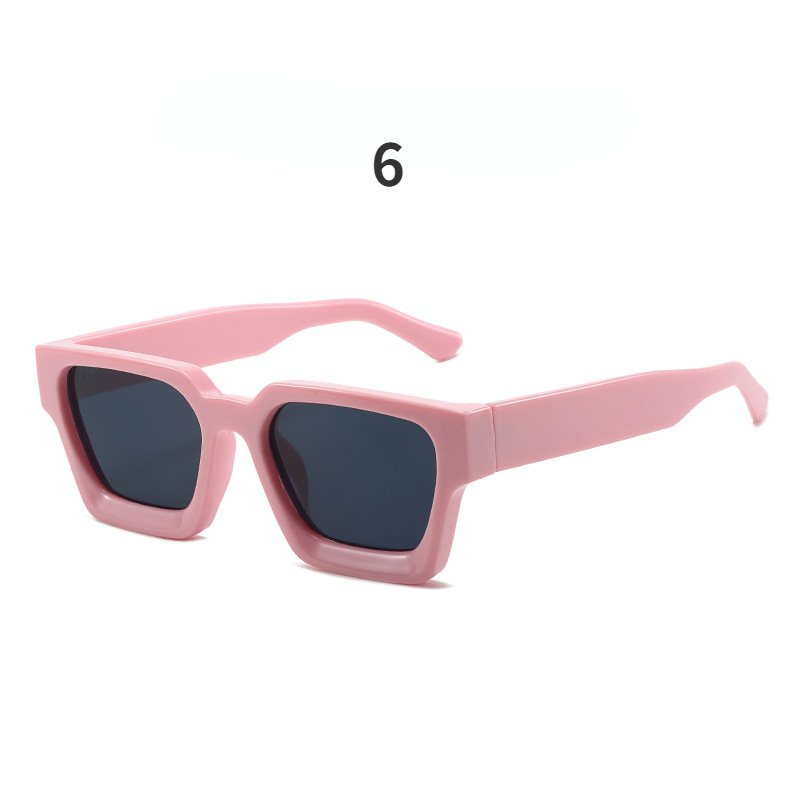 Top Sale Trending Sunglasses 2024 Lunnette De Soleil Homme Bulk Plasti Big Frame Square Sunglasses For Women