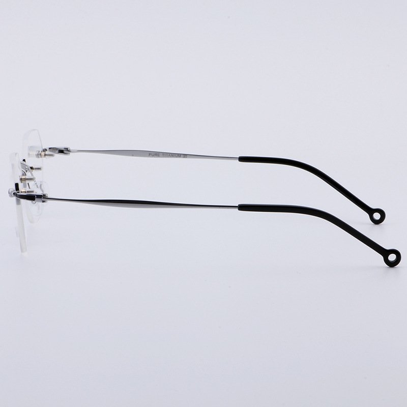 high quality fashion aluminum eyewear optical glasses frames rimless designer spectacles eyeglasses frames for men