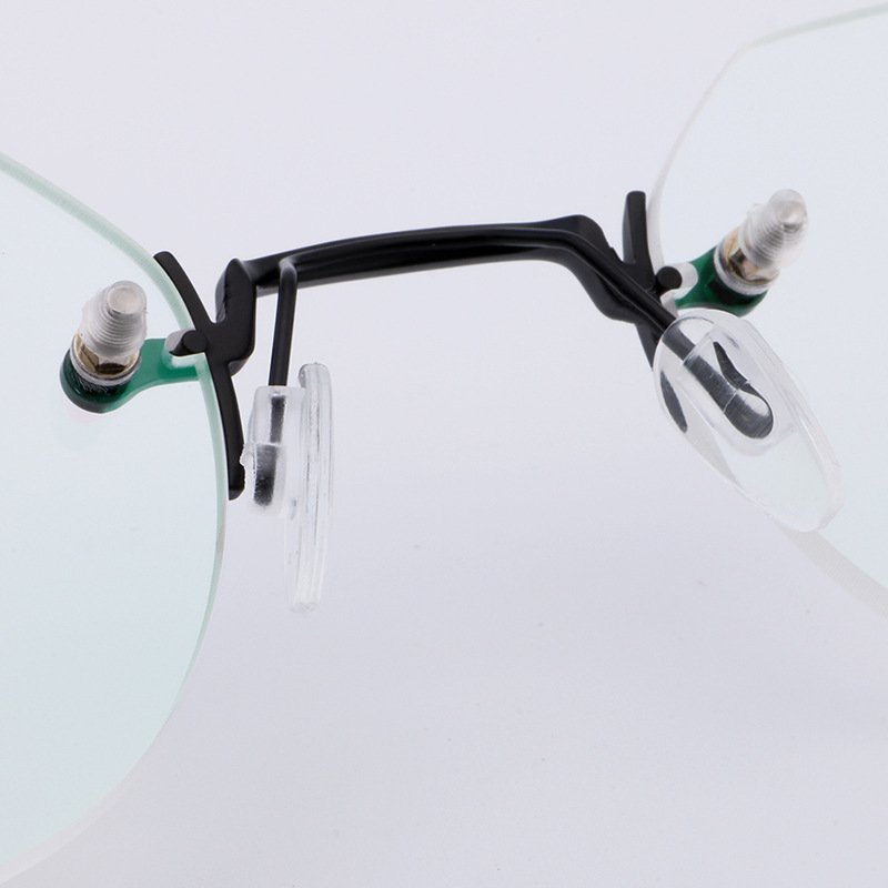 high quality fashion aluminum eyewear optical glasses frames rimless designer spectacles eyeglasses frames for men