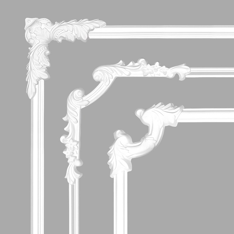 Hot sell modern design polyurethane wainscoting polyurethane PU foam frames moulding for wall
