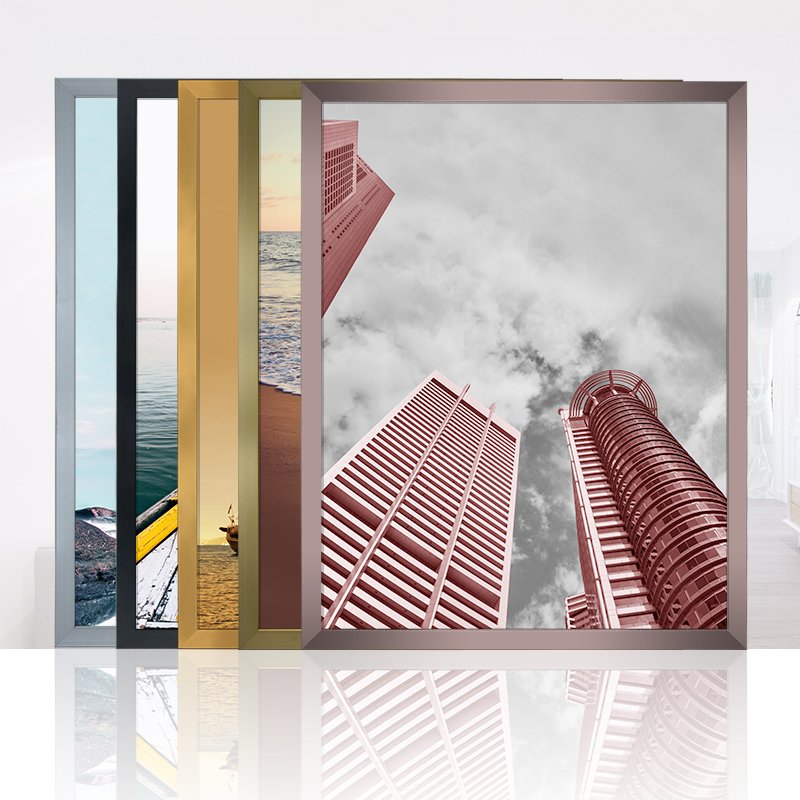 Hot New Arrival Home Decoration Bulk Dark Brown Moulding Photo Frame Moulding Frame Strips