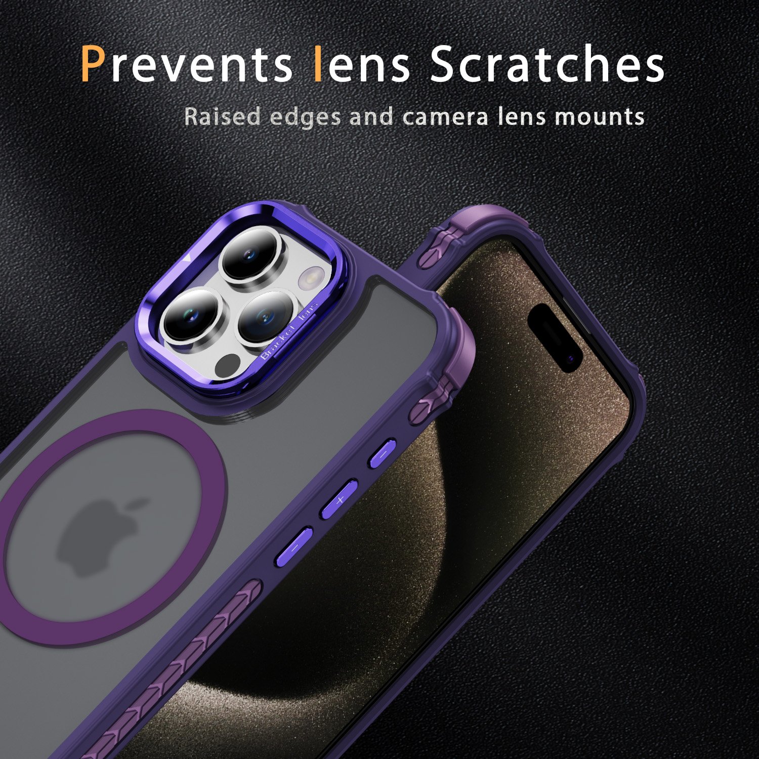 2024 new Mobile accessories Camera Frame holder magnetic Phone Back Case Cover With Stand for iphones 15 pro max 14 13 11