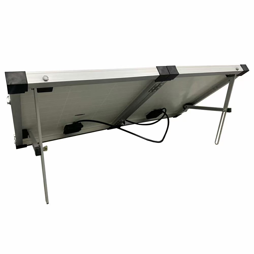Folding Solar Panels 100W Glass PV Module Solar Foldable Panel with PWM /MPPT Controller