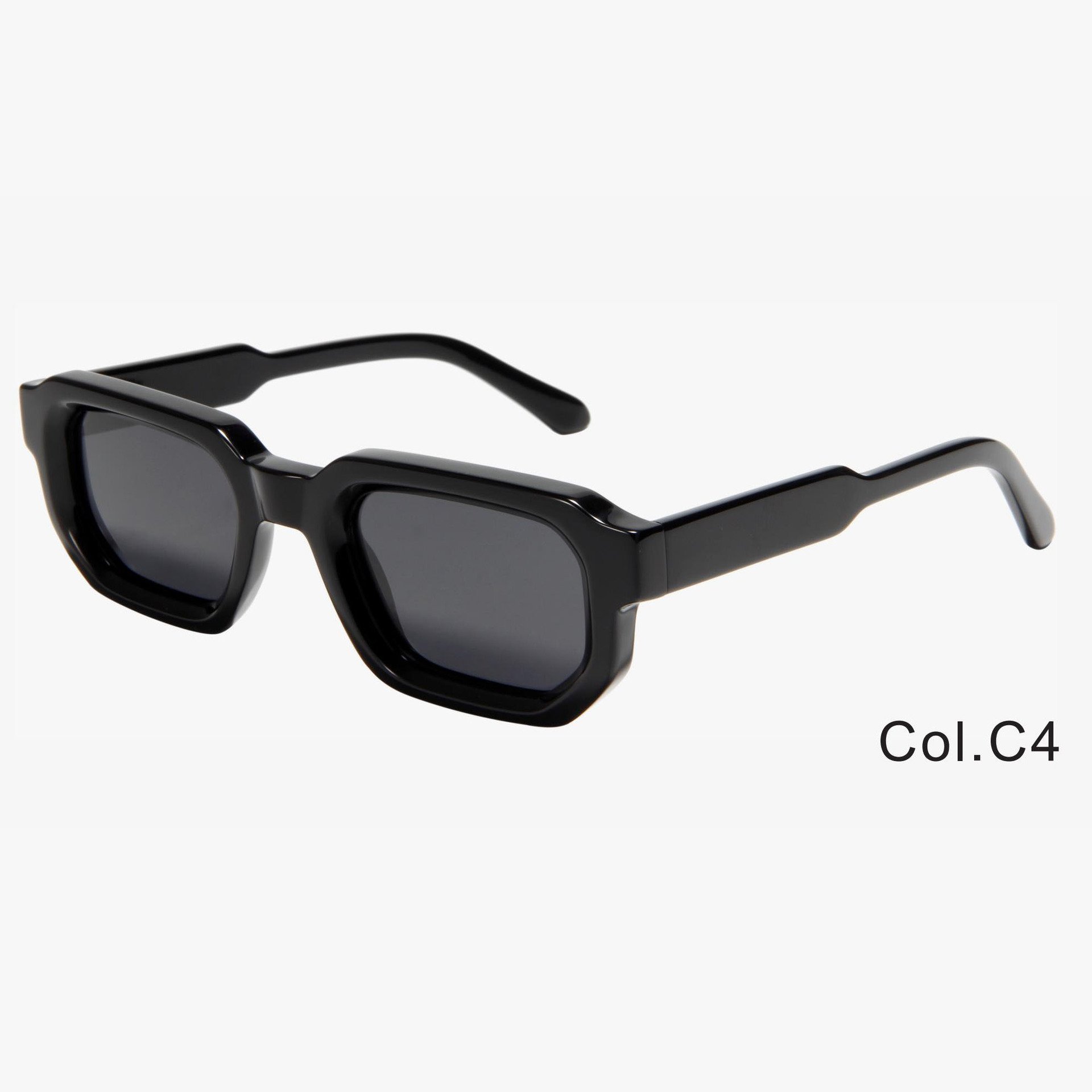 OK Eyewear Mens Women Luxury Fashion Square Thick Frame Sun glasses 8mm Thickness Acetate Sunglasses