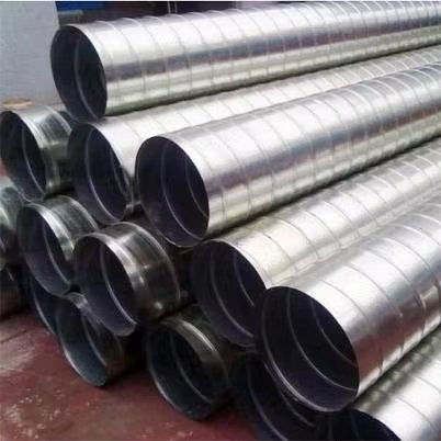 China factory direct sale customizable galvanized stainless air spiral duct corrugated exhaust fume for ventilation system
