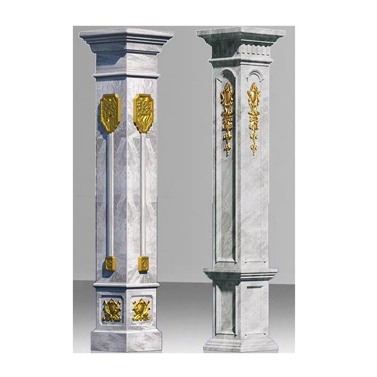 Building exterior decoration EPS foam roman column eave line light weight facade decoration moulding