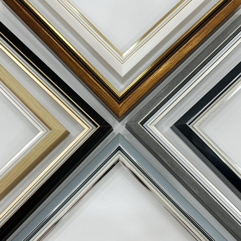 Wholesale Modern Photo Frame Environmental Protection PS Plastic Picture Frame Moulding
