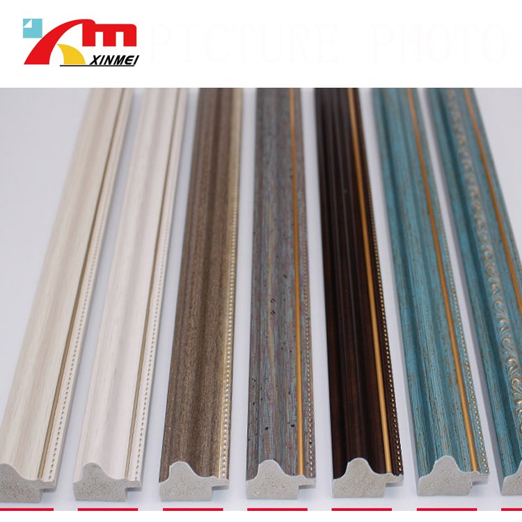 Antique polyurethane decorative picture frame moulding
