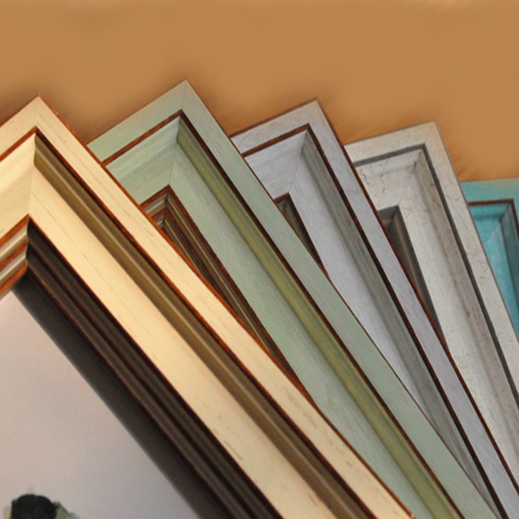 Antique polyurethane decorative picture frame moulding
