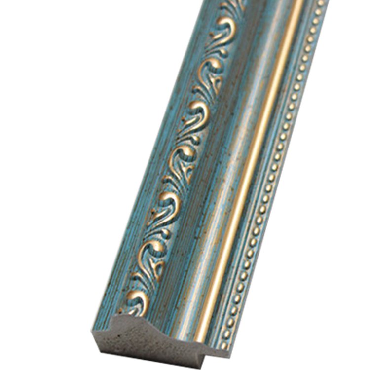 Antique polyurethane decorative picture frame moulding