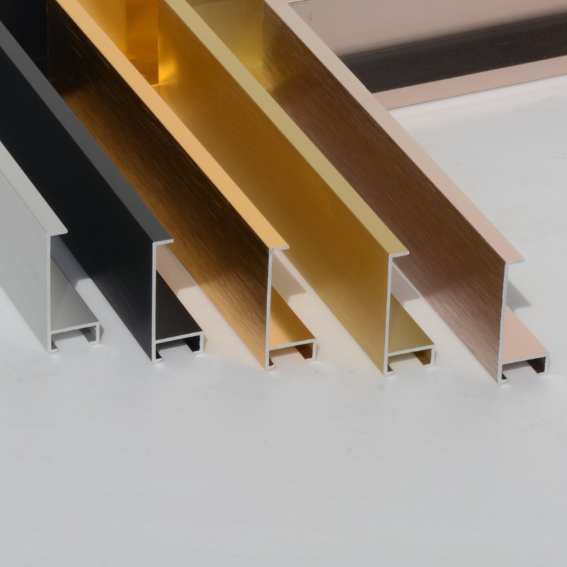 Factory Wholesale Customizable Size 4cm Height House Decor Aluminum Diploma Poster Frame Metal Picture Photo Frames Moulding