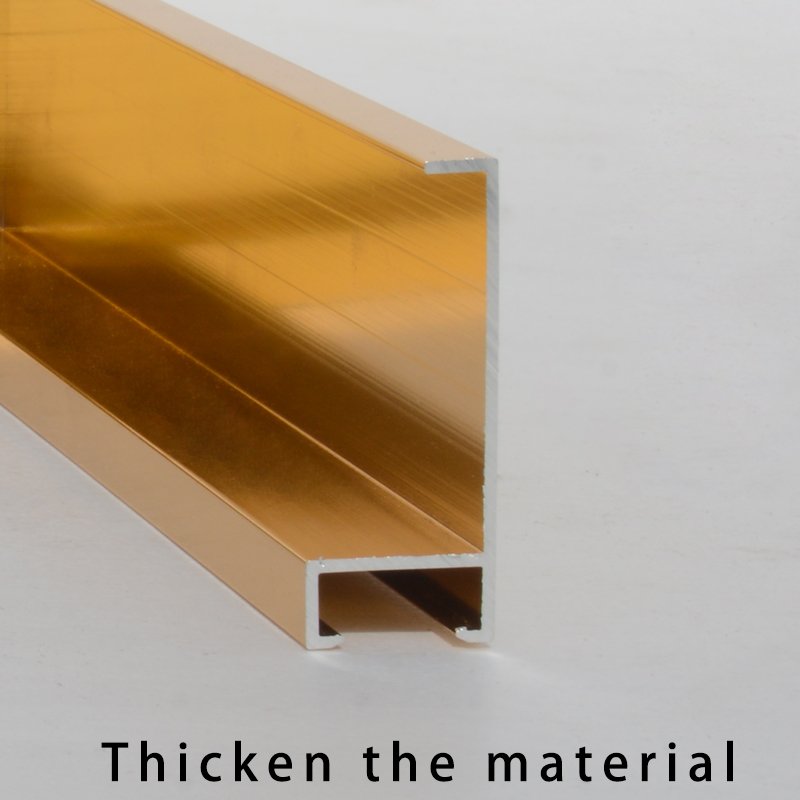 Factory Wholesale Customizable Size 4cm Height House Decor Aluminum Diploma Poster Frame Metal Picture Photo Frames Moulding