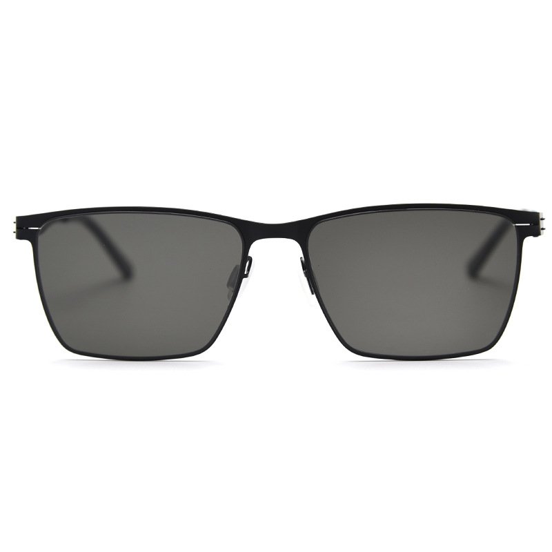 Wholesale New Sunglasses China Arrivals 2024 Sunglasses Custom Metal Logo Nylon Square Frame Sunglasses